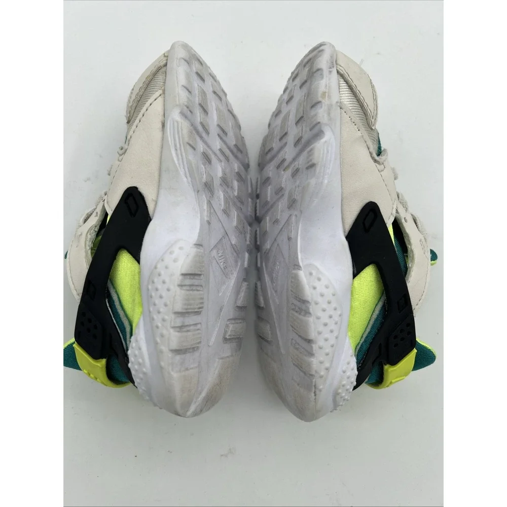 Nike‎ Huarache Run Phantom Volt Bright Spruce 704949-045 Youth US Size 8C Shoes